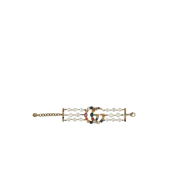 Gucci - Crystal Double G Bracelet - Picture 4 of 5